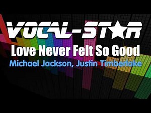 Michael Jackson Ft. Justin Timberlake - Love Never Felt So Good (Karaoke Version) with Lyrics HD