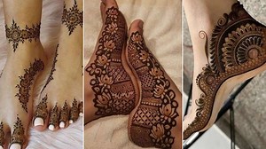 Stunning Side Leg Mehndi Designs For The Fashionista In You | Herzindagi