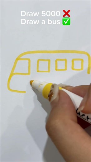 How to draw a bus? #drawing #howtodraw #easydrawing #easy