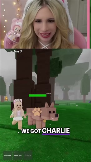 Taming My First Roblox Wolf & Pink Dog Rescue! #shorts