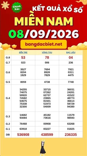Southern Lottery Results for 9/8/2026 - Southern Lottery - Tuesday Southern Lottery - southernlot...