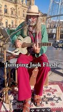 ‘Jumping Jack Flash’ - busking in Donostia