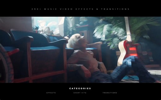 PR模板丨290 元素音乐视频包装效果预设 Music Video Effects