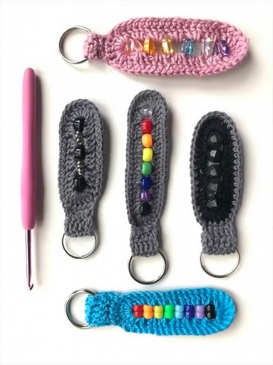Quick & Easy Crochet Sensory Fidgets for Adults or Kids. Make a Crochet Keychain Sensory Regulation