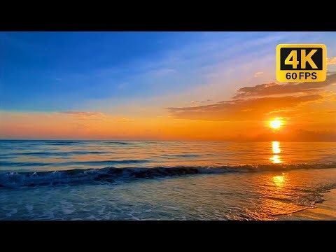 Beach Waves ASMR 4K | Soothing Ocean Ambience for Deep Sleep and Relaxation