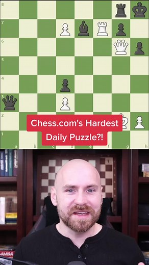 Chess.com's Hardest Daily Puzzle?!