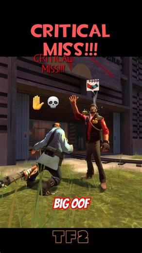 Critical Miss! #tf2 #trolldier #gaming #funny #teamfortress2 #sniper #tf2memes #gameplay #miss #fps