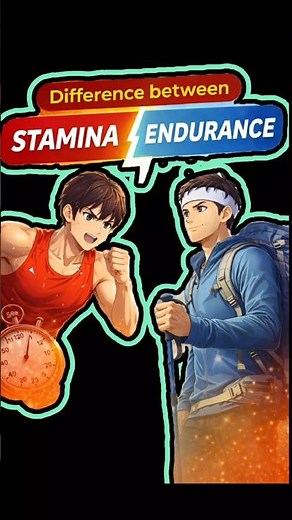 STAMINA VS ENDURANCE: Kill the Confusion in 30s! 🔪⏳🔥 #shorts #peacademy