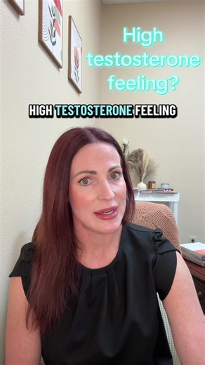 High testosterone feeling doesn’t always mean testosterone is “too high” on labs. In women, symptoms like anxiety, irritability, sleep disruption, skin or hair changes often reflect androgen sensitivity — especially at the brain and hair follicle level — long before labs look supratherapeutic. Dose, delivery method, and individual response matter just as much as the number. 👇 Comment what you noticed first if your testosterone got too high. Education only. Not medical advice. ⸻ #HighTestosteron
