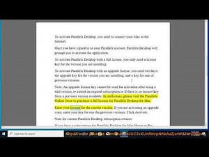 Register & activate Parallels Desktop for Mac