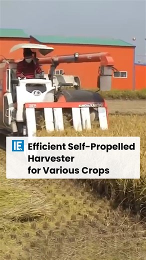 29K views · 134 reactions | Kubota KAR90 is a self-propelled combine harvester. It is designed to efficiently harvest crops such as rice, wheat, barley, and soybeans. | Interesting Engineering | Facebook