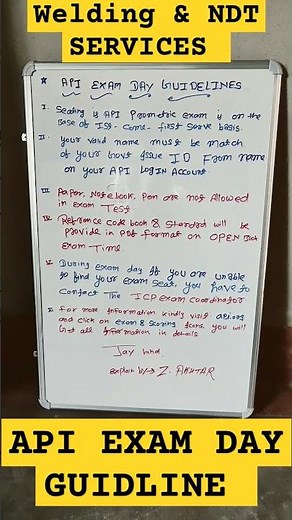 Api exam information || Api 510 exam | API 570 EXAM || API 653 EXAM || API 580 EXAM || API 571