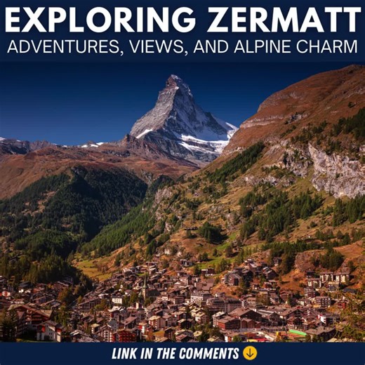 1.5K views · 21 reactions | Planning a trip to ZERMATT? Make sure you don’t miss these must-do activities and local spots. LINK to our guide in the comments  | Swiss Travel Tips | Facebook