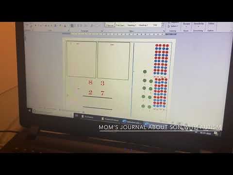 Subtraction with borrowing | Special Needs Education | Autism | Math