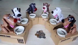 4.3K views · 47 reactions | Let them eat all of your money 藍藍 Hungry Robotic Dog Coin Bank: search :422402696 , Link: https://bit.ly/3bGoS8J #dhgate #noveltygifts #gifts #cute #fun | Gadgets | Facebook
