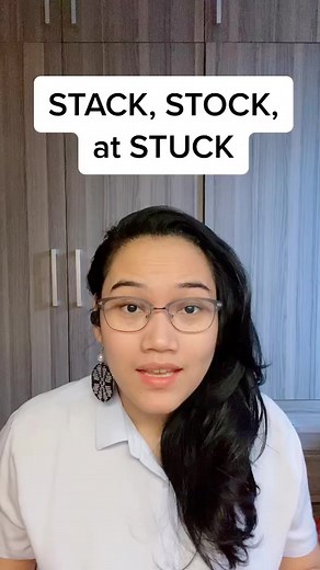 STACK, STOCK, at STUCK #learnwithlyqa @lyqamaravilla #languagelesson #learnontiktok #tiktoku #edutokph