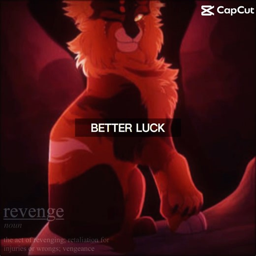 Warrior cats# Mapleshade # song# better luck next time#