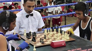 7.2K views · 145 reactions | A complete match of Chess Boxing in the Sub-Junior category (-44kg weight class) Video: Shahid Ahmed | ChessBase India | Facebook