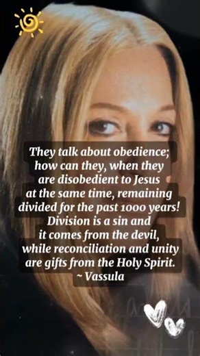 The Father's command to Vassula Ryden is clear: Revive My House, embellish My House, unite My House.