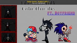 False Savior, Diablo & BF Custom Chromatics Modding Tool for Friday Night Funkin' | FNF Modding Tools