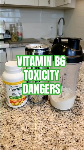 Don't Take Too Much Vitamin B6 #HealthTips #Supplements