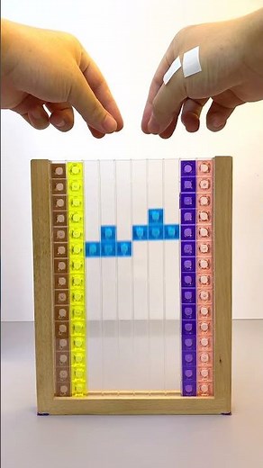 Surprising 3D Tetris Trick #shorts #asmr #asmrsounds #oddlysatisfying #satisfying