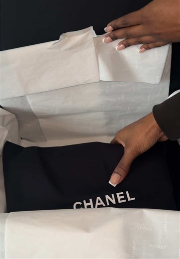 Chanel Unboxing ✨ #chanel #chanel #FYP #blackgirlluxurylifestyle #asmr