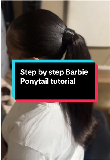 Step by step ponytail tutorial #ponytailtutorial #ponytailhairstyle #ponytailextensions