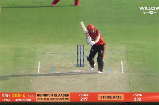 Marco Jansen to Heinrich Klaasen SIX | Cricbuzz.com