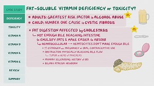 Video: Fat-soluble vitamin deficiency and toxicity: Pathology review - Video Explanation! | Osmosis | Osmosis