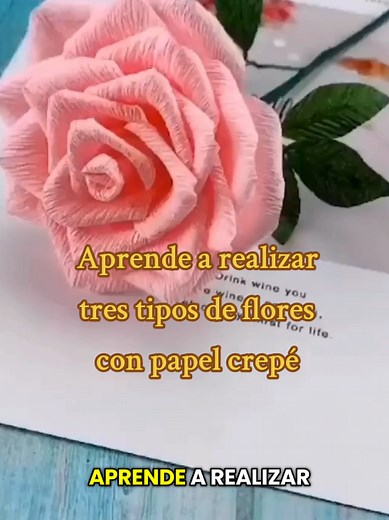 Aprende a hacer flores de papel crepé fácilmente