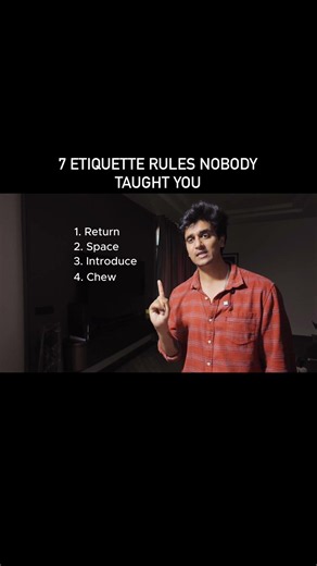 7 Etiquette Rules Nobody Taught You