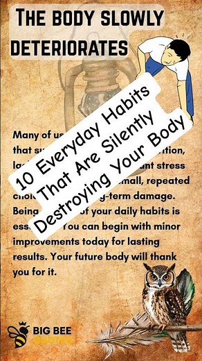 10 Everyday Habits That Are Silently Destroying Your Body | #selfcare #wellness #motivation #quote