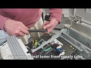 How to clean up a Ricoh SP C430 / SP C440 for conversion to digital ceramic printing