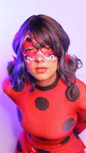 Transforming into Akumatized Ladybug | Miraculous Ladybug Cosplay