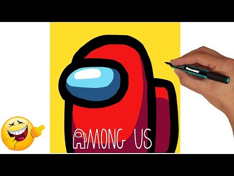 🙃 Drawing AMONG US Character 🙃 HOW to DRAW Among Us