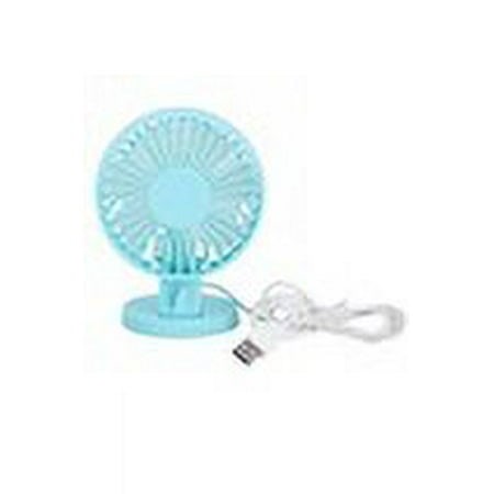 Portable Blue Desk Fan, Ultra Quiet With 2 Speeds, High Compatibility USB-powered Personal Wind Generator For Easy Home Office Cleaning - Walmart.ca