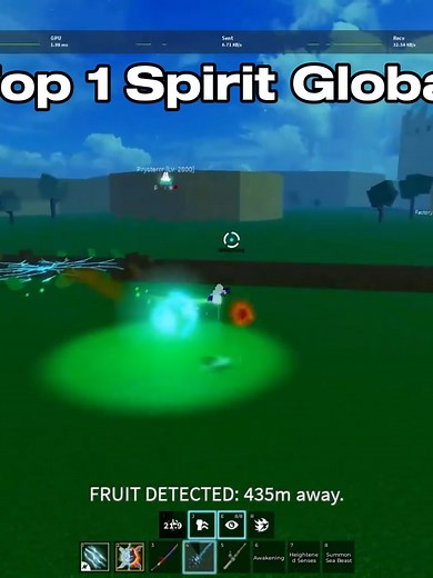 Top 1 Spirit Global #bloxfruits #pvp #combo #spirit #eclaw#virtue | spirit combo