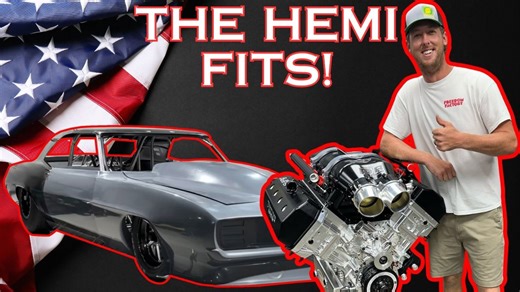 Cleetus's 5000 HP Hemi INSTALLED in "Eagle"!