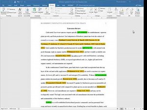 Agriscience Fair: Literature Review