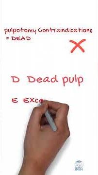 Pulpotomy vs Pulpectomy Made EASY Dental Exam Mnemonics VITAL vs NECRO
