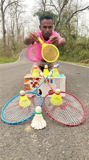 New ₹ 1999 jaspo thunder carbon fiver badminton kit unboxing#shorts