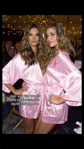 Iconic Victoria's Secret Striped Robe Costume Ideas