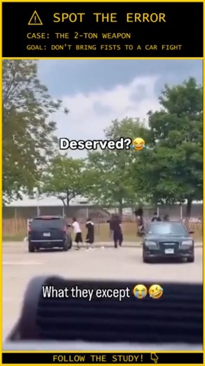 Human.Error.Study on Instagram: "ANALYSIS: When the Victim Becomes the Aggressor ⚠️ Video Credit: Unknown / DM for Credit Case File: 127-VEHICULAR-ASSAULT Subject Status: Struck / Flight Response The Tactical Failure: The Escalation Trap: The group assumes dominance because they have numerical superiority (The "Mob Mentality"). They fail to recognize that the driver is encased in 4,000 lbs of steel. A car is not just transport; it is a Kinetic Energy Weapon. If you attack it, the driver may deci