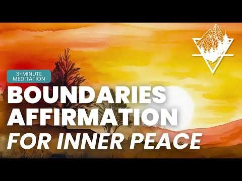 Inner Peace Now: Daily Affirmations for Stronger Boundaries