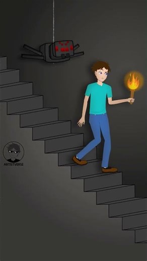 SCP-087 Infinite Staircase #minecraft #scp