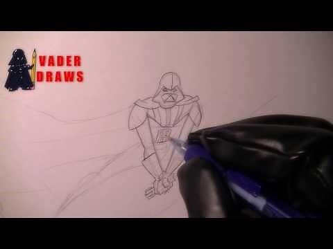 How To Draw Darth Vader Tutorial