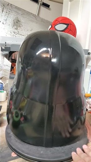 Darth Vader Cosplay Helmet Finished. #3dprinting #cosplay #starwars #darthvader