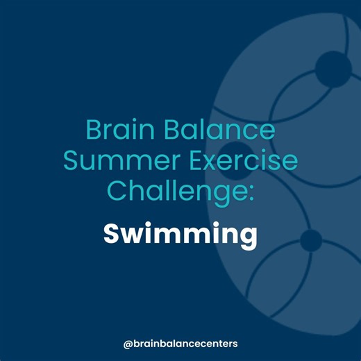 Build a better brain this summer with the Brain Balance Summer Exercise Challenge! This summer, we're sharing how Brain Balance families are spending their days getting outdoors, stimulating the sensory system, and moving their bodies for optimal brain health! Today's video comes from Adriel, Alex, Chloe, Isaac, River and Sadie. Their favorite way to build a better brain this summer? SWIMMING! The brain-boosting benefits of swimming are endless, coordination ---timing -- breathing -- confidence 