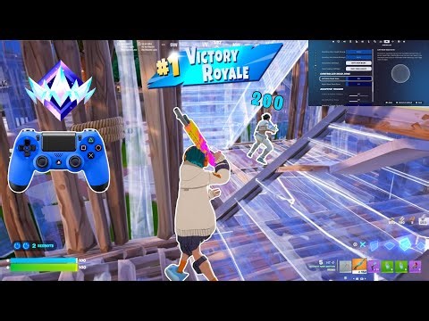 The console delay doesn't stop the Ps4 controller demon 😈 Best controller settings fortnite | Ps5
